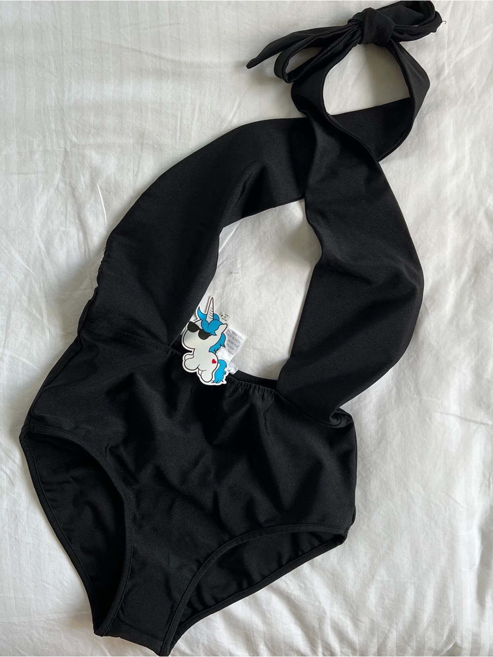 NWT iHeartRaves Wrap Halter Bodysuit